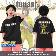 Free Fire 3 Character T-shirts for Men and Women, 24s Combed Material, Cool, Soft, Game FF