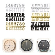 DLAY Clock Numerals Set Arabic Roman Number DIY Digital Clock Numbers for Replacement