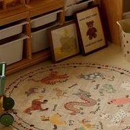 Bedside Velvet Carpet Children's Room Dopamine Carpet Computer Cute Chair Bedside Velvet Carpet Grab