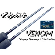 VIPER VENOM JIGGING ROD SPINNING ROD BC ROD BAITCASTING ROD FISHING ROD