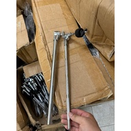 2-piece boom arm supporting cymbal leaves