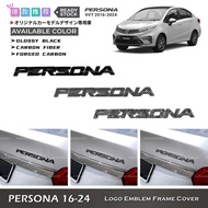 Awesome2u Proton Persona vvt mc1 mc2 2016-2026 Car Pnp PERSONA Word Logo Emblem Cover Garnish Access