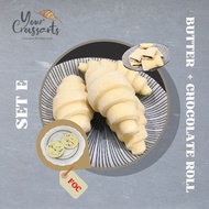 Frozen Butter Croissant + Frozen Chocolate Roll + Frozen Pie / Puff (Set E)