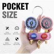 HONGSEN HS-M02-R410A-R22-A / Air Conditioner Manifold Gauge