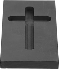 Lurrose Graphite Crucible Mould Square Ingot Mold Melting Casting Tool for Metal
