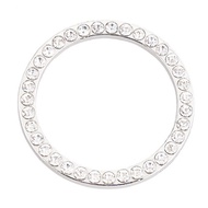 Crystal Car Engine Start Stop Ignition Key Ring for Jaguar XF XFL XE XJL XJ F-PACE Fiat Punto 500 Ar