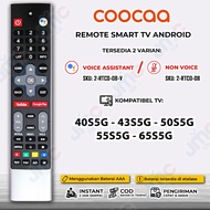 Remote TV Smart COOCAA 40S5G 43S5G 50S5G 55S5G 65S5G With Voice Assistant / Non Voice
