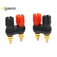 [BBNZDD] Speaker Banana Plug Terminal Connector Banana Soet Dual Female Banana Plug For Speaker Ampl