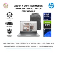 HP ZBook X G1i 16 inch Mobile Workstation PC Laptop Silver (U7 255H/ 32GB/ 1TB/ RTX Pro 1000/ W11P/ 