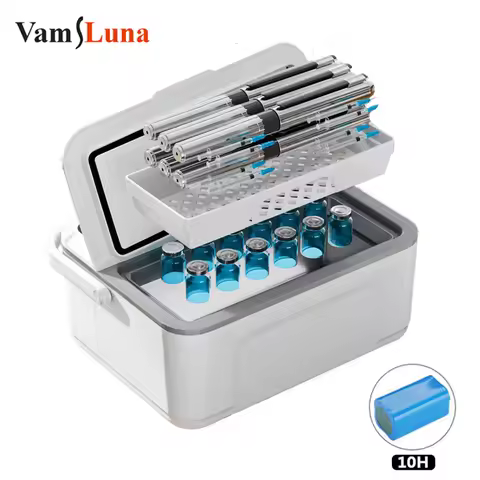 Insulin Cooler Large Capacity Convenient Box Rechargeable Medicine Cooler USB Box Mounted Pill Refri
