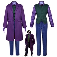 Halloween Horror Ball Batman Heath Ledger Joker Joker Suit Long Work Costume