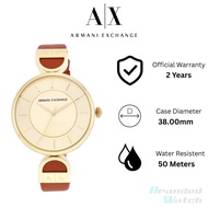 [Official Warranty] Armani Exchange AX5324 Women's Stainless Steel Watch 38mm Water Resistant Watch 