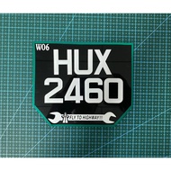 ❗️OFFER❗️Motor W06 Number Plate Nombo crystal Honda Yamaha Lc135 Y15Z LCV1 LC Y125 EX5 Wave125 Wave1