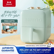 in stock Japan Bruno Upgrade Air Fryer(3.5L) Cute Oil-free Electric Fryer Auto Multi-Functions Smart