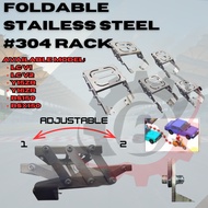 MONORACK LIPAT STAINLESS STEEL SS304 #PARAMSTYLE TEBAL 5mm 3 LIPAT LCV1/V8 Y15ZR Y16ZR VF3i RS RSX