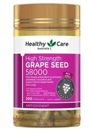 澳洲Healthy Care葡萄籽Strength Grape Seed 58000mg (200顆)