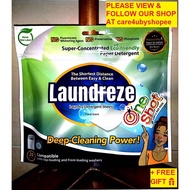 ONE SHOT SUPER-CONCENTRATED ECO-FRIENDLY LAUNDRY PAPER DETERGENT (LAUNDREZE) (20 SHEETS) (MADE IN KO