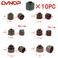 10pcs Motorcycle Valve  Oil Seal For Honda CG125 CG150 Yamaha YP250 GS 150cc 125cc 200cc JH70 GY6 50