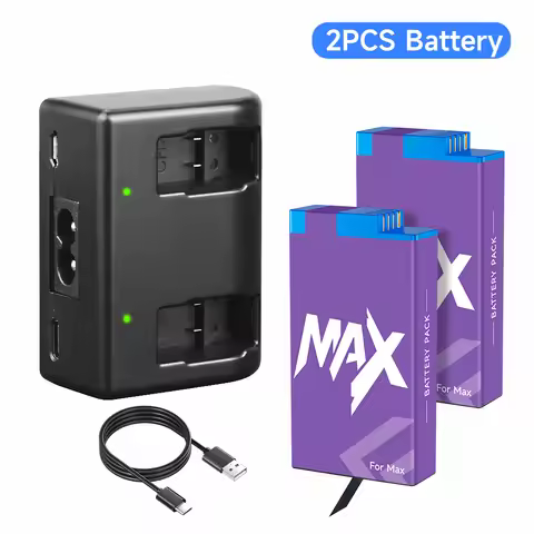 For Go Pro Max GOPRO Hero MAX 360° Camera Battery with LED Charger For Gopro Hero Max 360 Action Cam