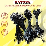 Samsung S10 25CM fast charging cable Genuine Type C fast charging cable for compact and convenient b