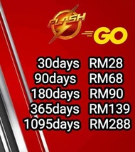 FLASH GO IPTV VIP HOT STREAMING CHINESE LIVE MOVIE DRAMA 30days RM28 90days RM68 180days RM90 365day