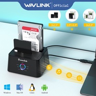 Wavlink Dual Bay Hard Drive Docking Station, USB 3.0 to SATA I/II/III Tool-Free External Hard Drive 