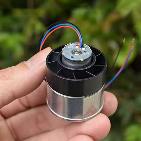 Mini Brushless Duct Fan Micro Three-phase Brushless Motor Fan Ball Bearing DC12V 20000RPM High Air V