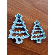 Christmas tree cookie cutter, Christmas tree cookie cutter, Santa Claus cookie cutter plastic mold