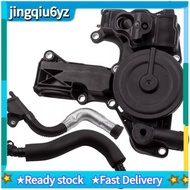 【J&U】Car Oil Separator PCV Valve Assembly Vent Hose Pipe B6 Golf Seat A3 8P A4 B8 A5 Q5 06H103495B