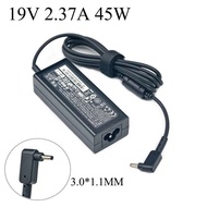 อะแดปเตอร์แปลงไฟกระแสสลับสำหรับ Charger Laptop 19V 2.37A 45W สำหรับ Acer Spin SP111-32N 3 SP314-51 S