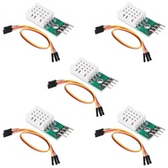 5Pcs SHTC3 high-Precision Digital Temperature and Humidity Sensor Measurement Module I2C Communicati