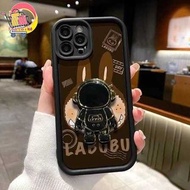 SS991 Case Casing Siliconehp Labubu Monster With Standing Phone Softcase Casing hp Compatible For ip