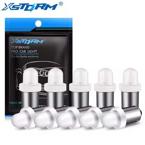 10Pcs BA9S LED Bulb T4W LED T11 H6W Canbus Car Interior Lights Turn Signal License Plate Lamp 12V Au