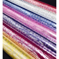 72-Meter/Roll Plastic Hamper Heart Flower Shape OPP Wrapping Paper Sambul Plstic Hamper Plastik Pemb