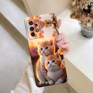 HP Samsung Galaxy A73 Case - Fashion Cat Case - Samsung Galaxy A73 Softcase - Pro Camera Case - Sams