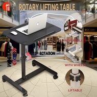 Mobile Computer Table Desk Family Bedside Table Simple Folding Table Movable Bedside Learning Table 