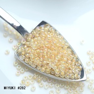 MIYUKI DIY Beads 3mm2mm Dye Core Transparent Color String Beads Fashion Jewelry Accessories Fresh ou