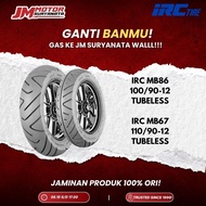 *BONUS VALVE* IRC MB86 100/90-12 MB67 110/90-12 TUBELESS TIRES