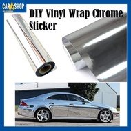 DIY Vinyl Wrap Chrome Sticker Car Chrome Sticker Glossy Car Wrap Plating Adhesive Stickers Decal She