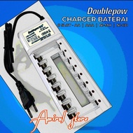 DOUBLEPOW Battery Charger for AA AAA Ni-MH Ni-CD/