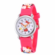 Hello Kitty 3D Silicone Band Children Cartoon Girls Watch Kid's Fashion Watches