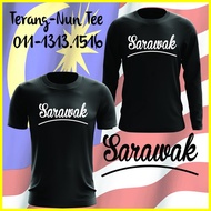 ~ T-shirt NEGERI SARAWAK by TerangNun Tee ~  Kain 100% Cotton   (BEST, TAK NIPIS & SEJUK)