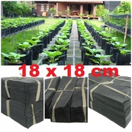 Sitting Polybag 18x18 1/2 Kg Poly Bag Medium Plastic Plant Polybag 1kg