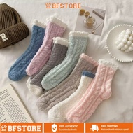 Maternity Socks Stokin Berpantang Bersalin Stoking Pantang Fluffy Stokin Bulu Stokin Tebal Perempuan