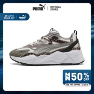 PUMA EVOLUTION - รองเท้าผ้าใบ RS-X Efekt Leo สีเทา - 40326802