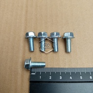 10 KEY CAP BOLT 1.5CM LENGTH M6X16 M6X15 1.5 CM 1.6CM 1.6 CM WHITE 15MM 15 MM 16MM 16 MM FLANGE BOLT