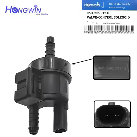 EA888 2.0T New Vapor Canister Purge Solenoid Valve For VW Golf Jetta Audi A3 A4 Skoda Seat 06H 906 5