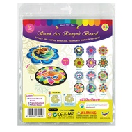 Sand Art Rangoli Board Kit for young children in homes for seniors in nursing homes for deepavali festival