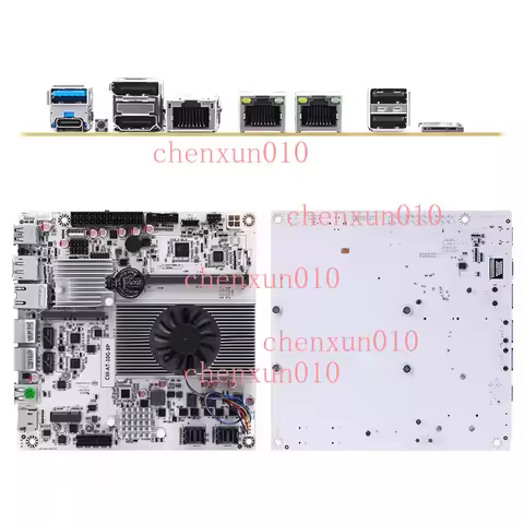 8-Bay NAS Motherboard with Intel N100 N150 N300 N305 N355 CPU 10GbE SATA Ports for Home Server Mini-