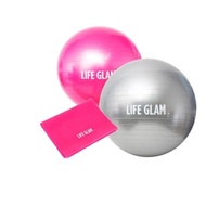 [Life Glam] Gym ball set (gym ball + gym ball pump) + long band